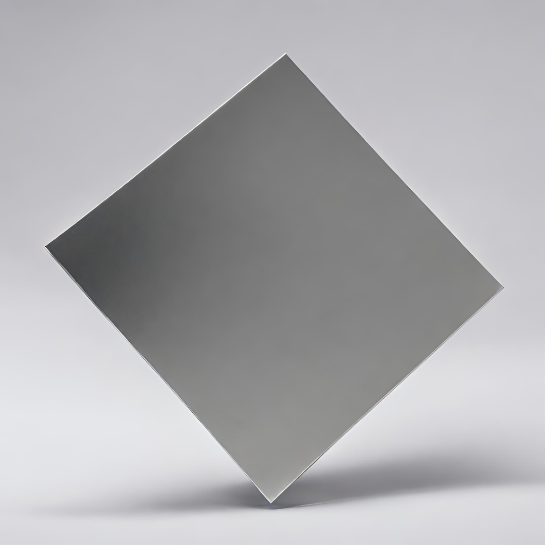 Tantalum sheet displayed on a neutral background